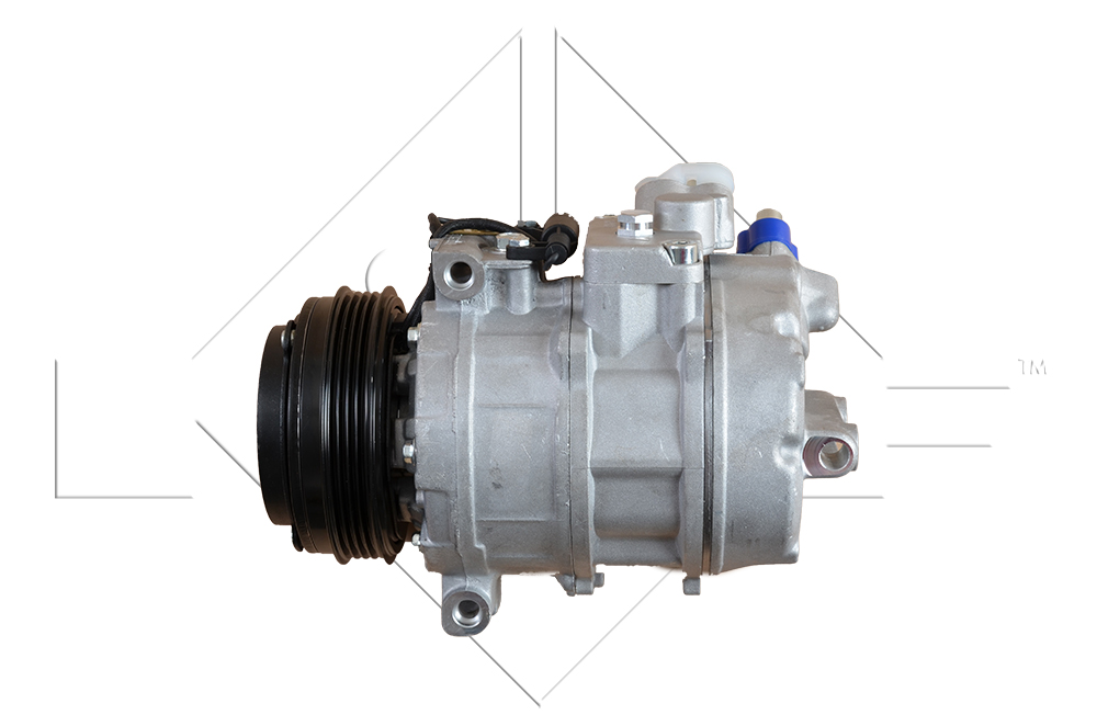 Bild von NRF EASY FIT 32465 Kompressor Klimakompressor, Klimaanlage Kompressor, Kompressor, Klimaanlage 7SBU16C 12 PAG 46 mit PAG-Kompressoröl, mit Dichtring