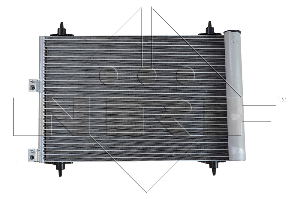Bild von NRF EASY FIT 35843 Klimakondensator Kondensator, Klimakühler, Kondensator Klimaanlage mit Trockner, mit Dichtring 14,4 11 Aluminium 510