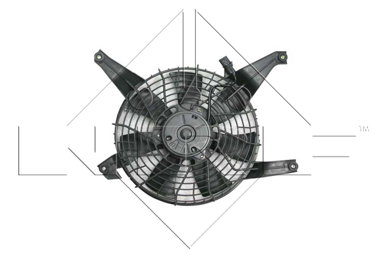 Bild von NRF 47468 Lüfter Elektrolüfter, Hochleistungslüfter, Motorgebläse 315 12 100 mit Kühlerlüfterrahmen (Zarge)