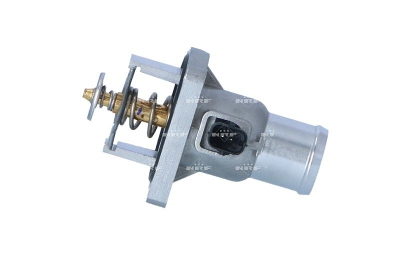 Bild von NRF 725033 Kühlwasserthermostat Thermostat, Thermostat, Kühlmittel, Kühler Thermostat 105 mit Dichtring mit Gehäuse OPEL: Astra J Sports Tourer