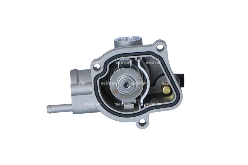 Bild von NRF 725153 Kühlwasserthermostat Thermostat, Thermostat, Kühlmittel, Kühler Thermostat 85 mit Sensor, mit Dichtring mit Gehäuse