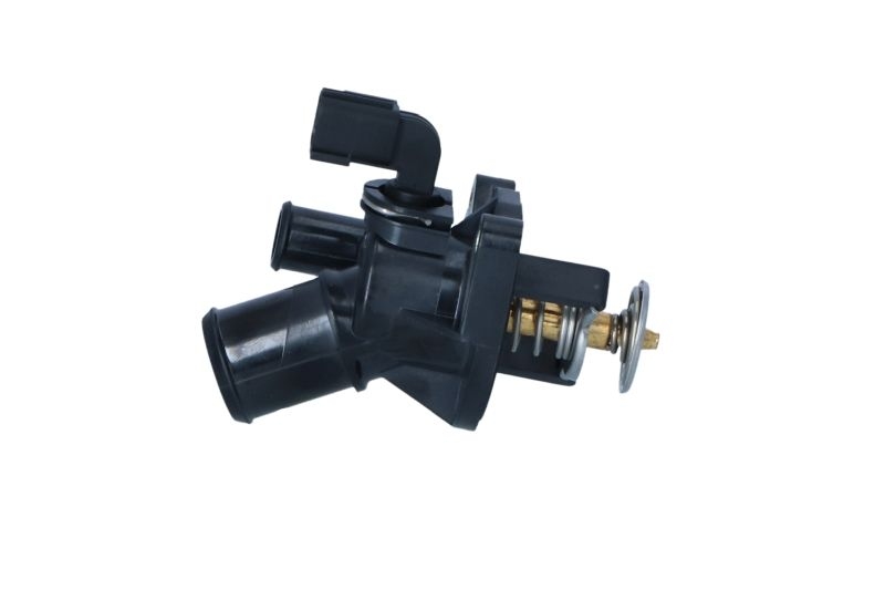 Bild von NRF 725247 Kühlwasserthermostat Thermostat, Thermostat, Kühlmittel, Kühler Thermostat 98 mit Dichtring mit Gehäuse FORD: MONDEO 3 Kombi