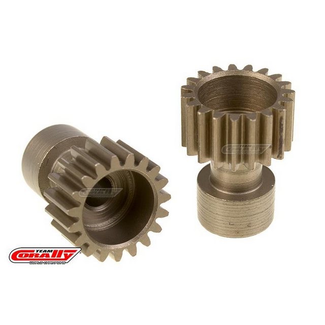 Bild von Team Corally Modellbausatz 48 DP Pinion – Long Boss – Hardened Steel – 19 Teeth ø3.17mm