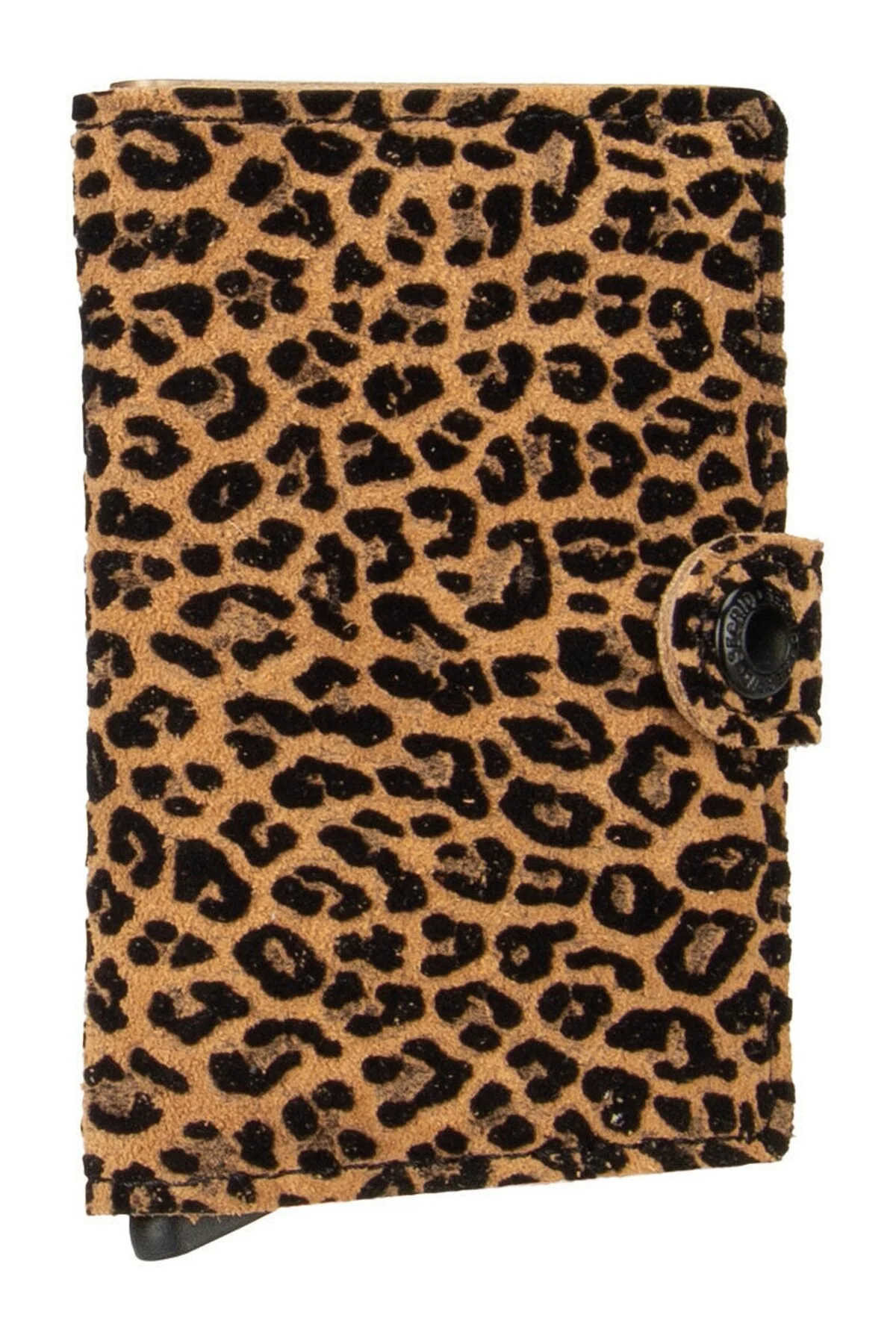 Bild von Secrid Miniwallet Leo MLe-Beige Kartenetui aus Leder, Farbe: Leo, für 4 Karten mit oder 6 Karten ohne Prägung, Maße: 10,2 x 6,5 x 2,1 cm, MLe-Beige