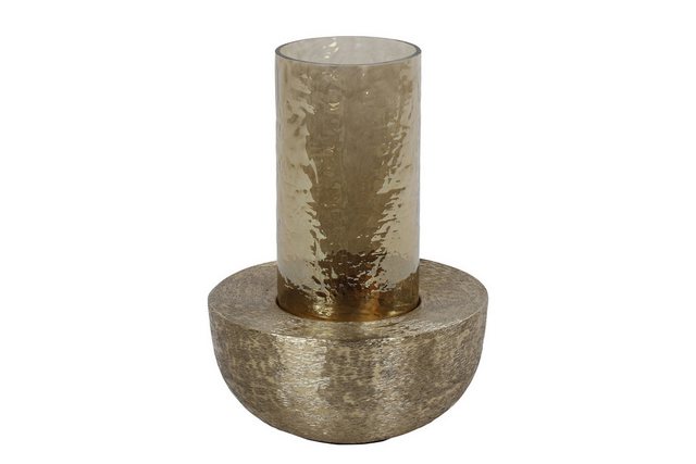 Bild von Decostar Duftkerze Teelichthalter Arlette L gold gebŸrstet 30cm