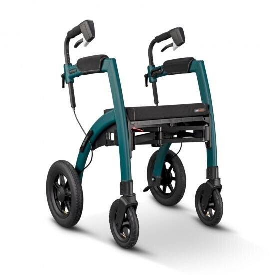Bild von Rollz Motion Performance, Outdoor Rollator und Rollstuhl, 2-in-1, faltbar, Jungle Green