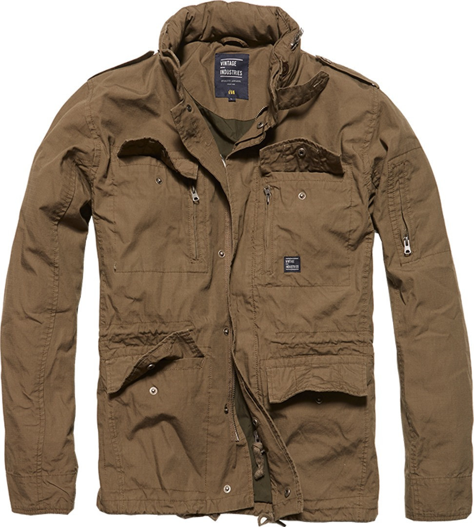 Bild von Vintage Industries Cranford Jacke, grün-braun, Größe S für Männer