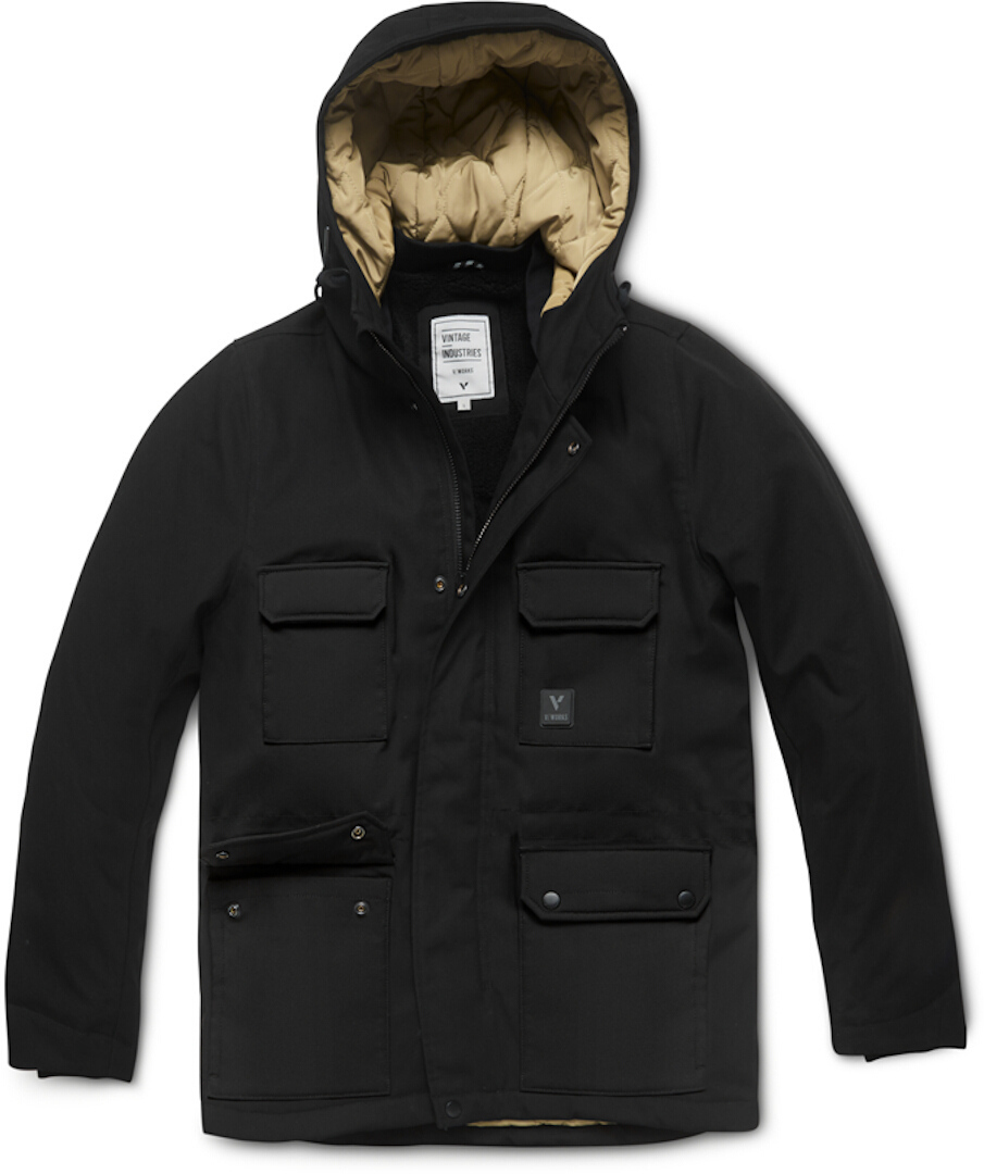 Bild von Vintage Industries Miles Jacke, schwarz, Größe L für Männer