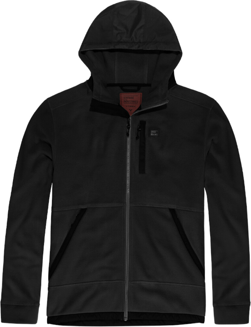 Bild von Vintage Industries Vitor Hollow Fibre Fleece Zip Hoodie, schwarz, Größe 2XL für Männer