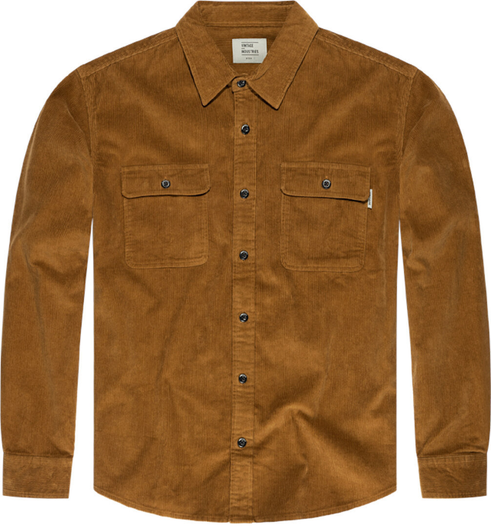 Bild von Vintage Industries Brix Hemd, braun, Größe 2XL für Männer