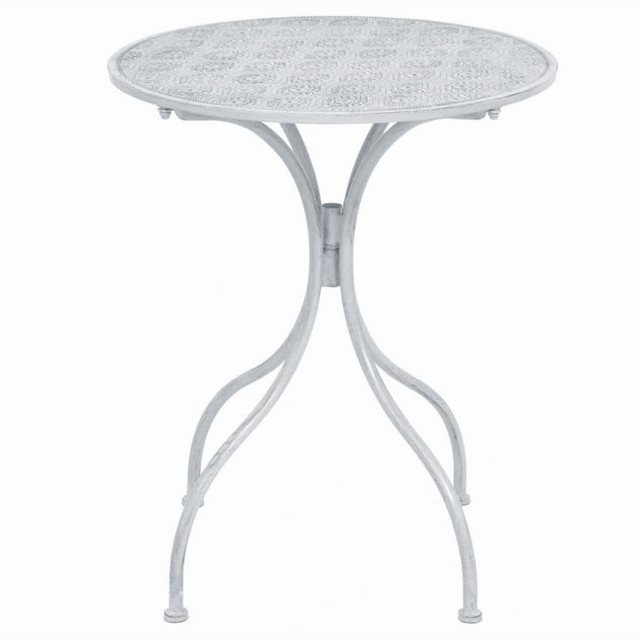 Bild von vidaXL Garten Balkon Bistroset 3-tlg. Stahl weiß (43150)