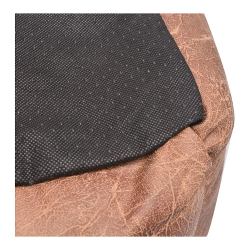Bild von vidaXL Hundekorb Hundebett mit Kissen PU Kunstleder Größe XL Beige