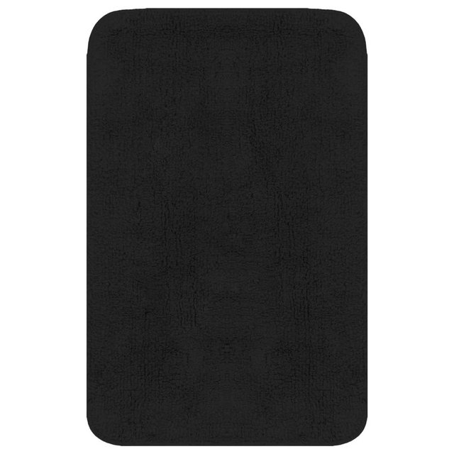 Bild von vidaXL Badematten-Set 3-tlg. Stoff Anthrazit 133221