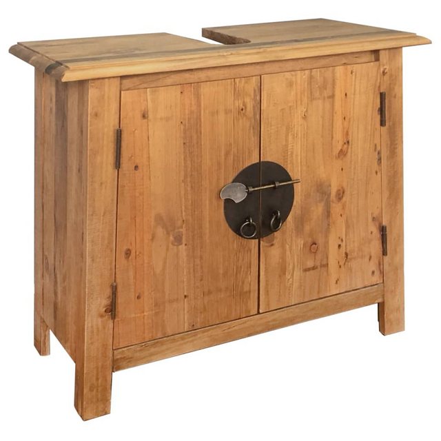 Bild von vidaXL 5-tlg. Badmöbel-Set Massivholz Kiefer