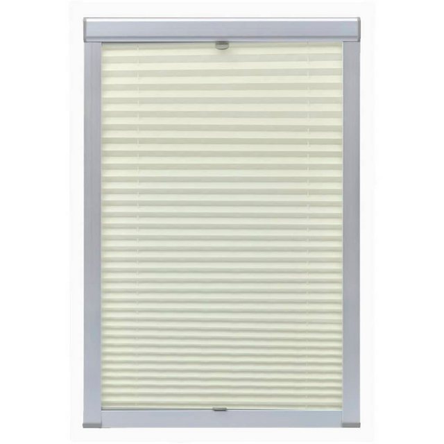 Bild von vidaXL Plissee Faltstore Cremefarben C04