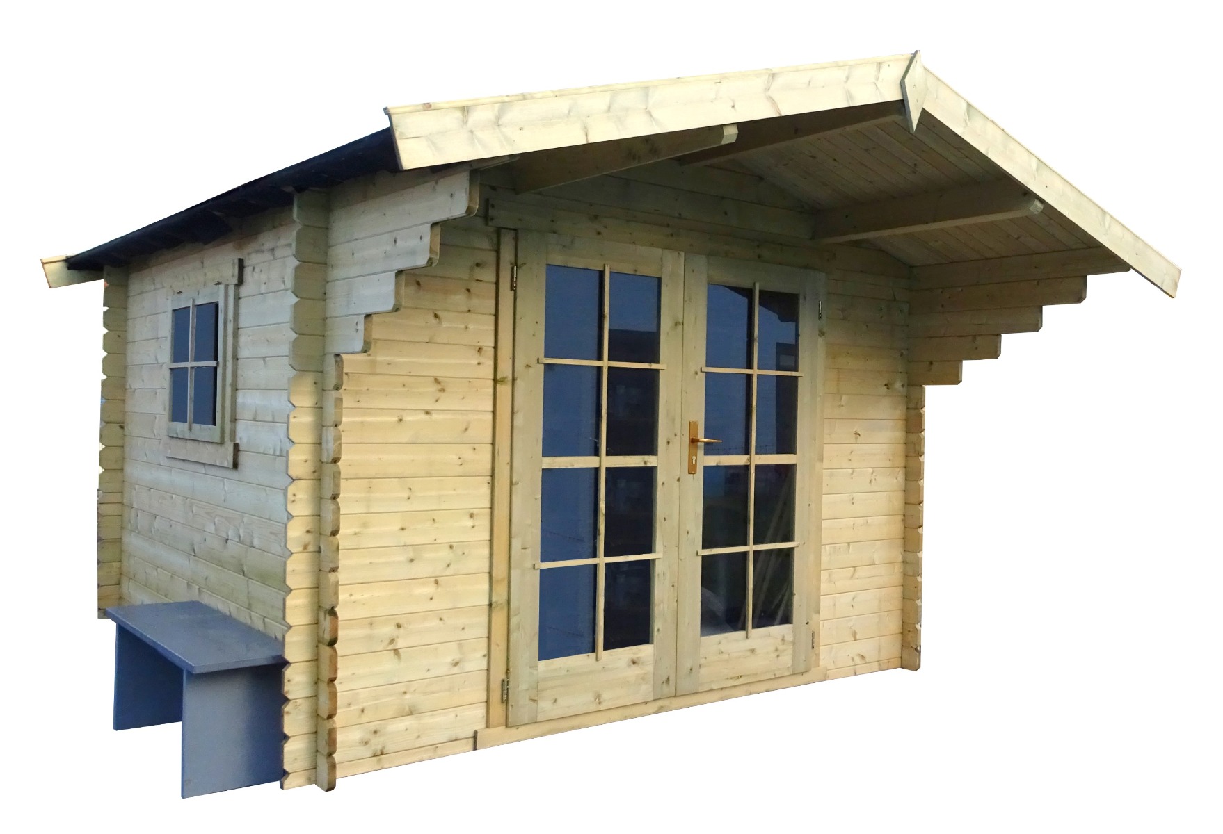 Bild von Gartenhaus Blockbohlenhaus York 300x300cm