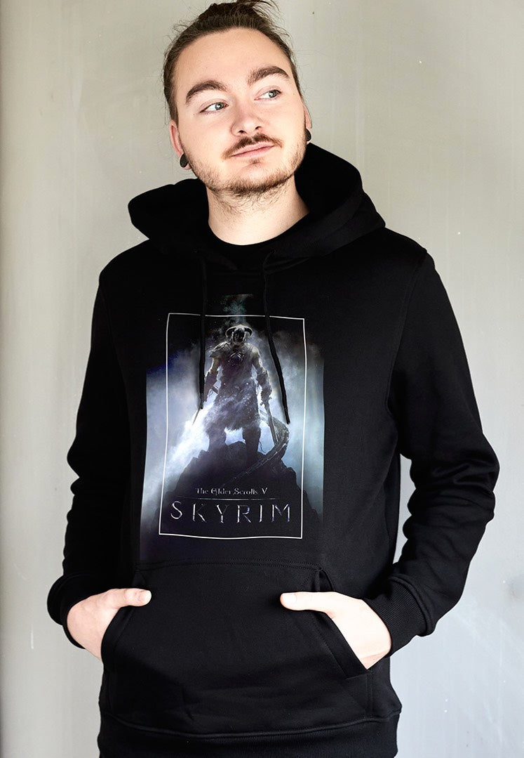 Bild von Skyrim - Dust Backprint - Hoodie - Schwarz - XL - 80% Baumwolle, 20% Polyester,Schweiß
