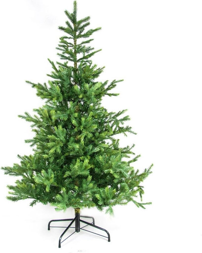 Bild von Kaemingk Grandis Tanne Künstlicher Weihnachtsbaum, Größe: 1,52, 1,82, 2,13 m; Kiefer, Fichte, Metall-Tanne, zu Weihnachten, realistisches, klassisches Naturgrün, Grandis Fir, 6ft (180cm)