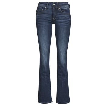 Bild von G-Star, Damen, Jeans, Midge Saddle Mid Bootleg Jeans neutro dk aged, Blau, (W33/L34)
