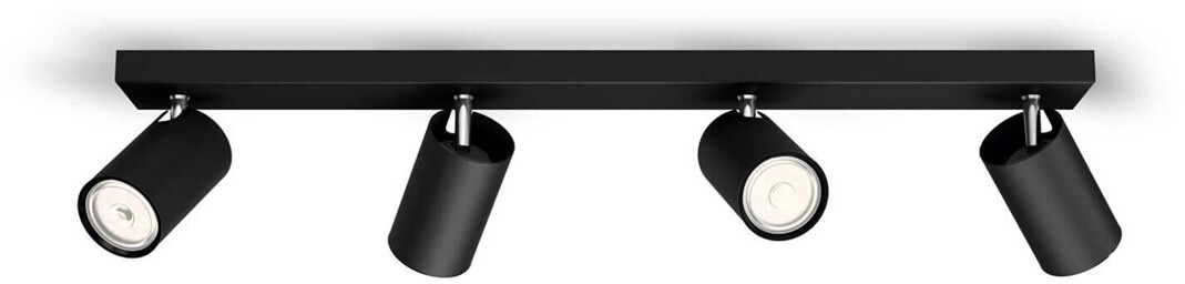 Bild von Philips Kosipo myLiving moderner Deckenspot schwarz 4-flammig GU10