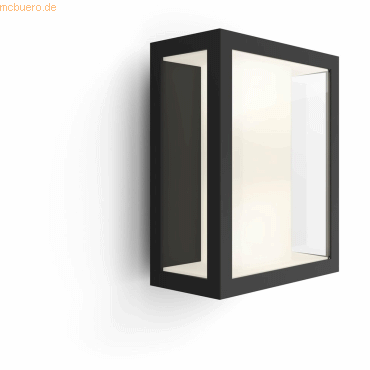 Bild von Philips Hue White & Color Ambiance Impress Wandleuchte Outdoor schwarz • breit