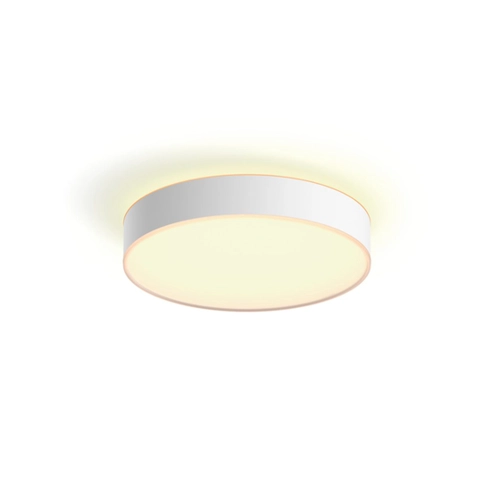 Bild von Philips Hue White Ambiance Devere Deckenleuchte L 4300lm + Dimmschalter - Weiß