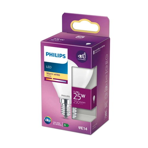 Bild von LED ersetzt 25W, E14, warmweiß (2700 Kelvin), 250 Lumen, Tropfen