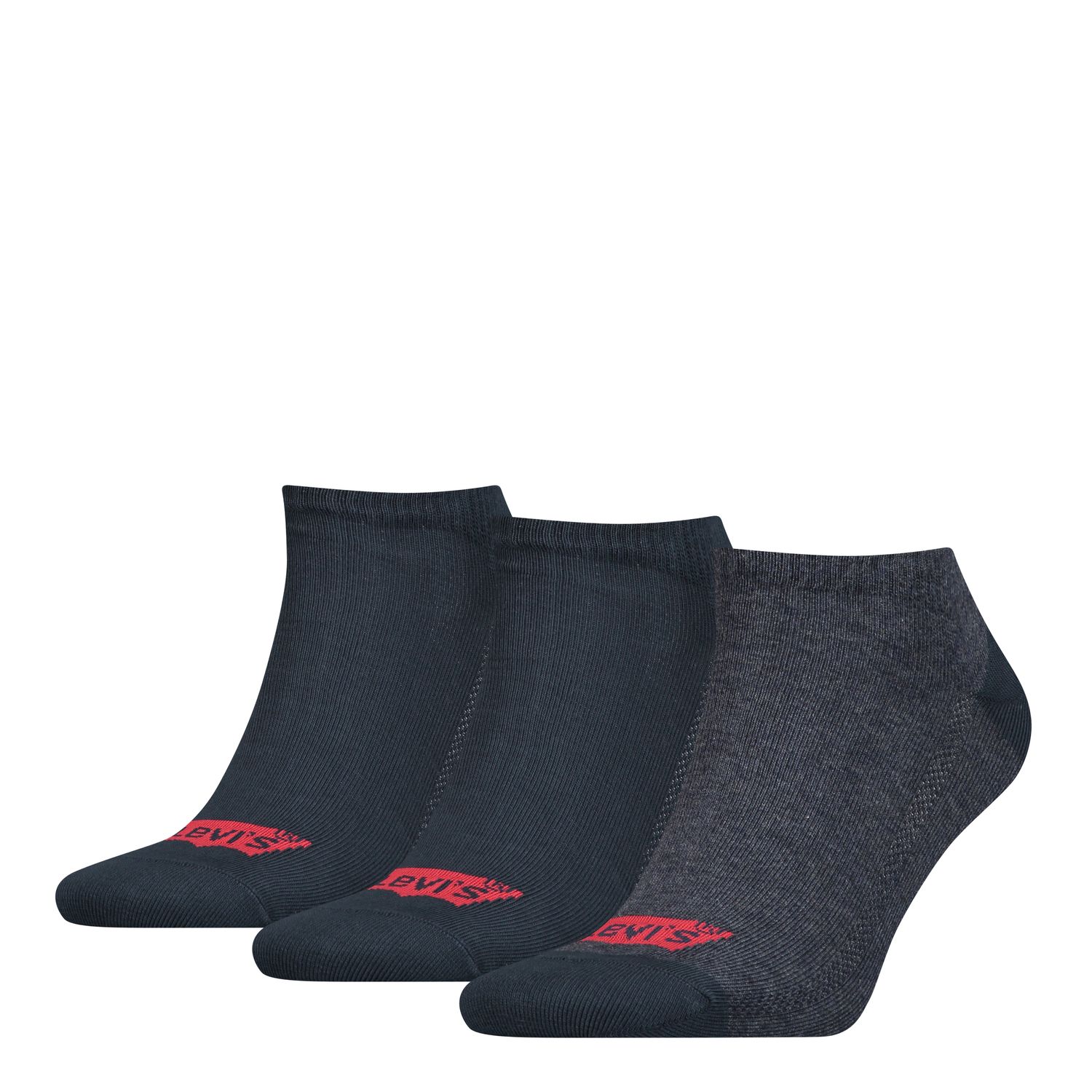 Bild von 9 Paar Levis 168SF Low Cut Batwing Logo Unisex Socken Sneakersocken Strümpfe 903050001, Farbe:825 - dark denim, Socken & Strümpfe:39-42