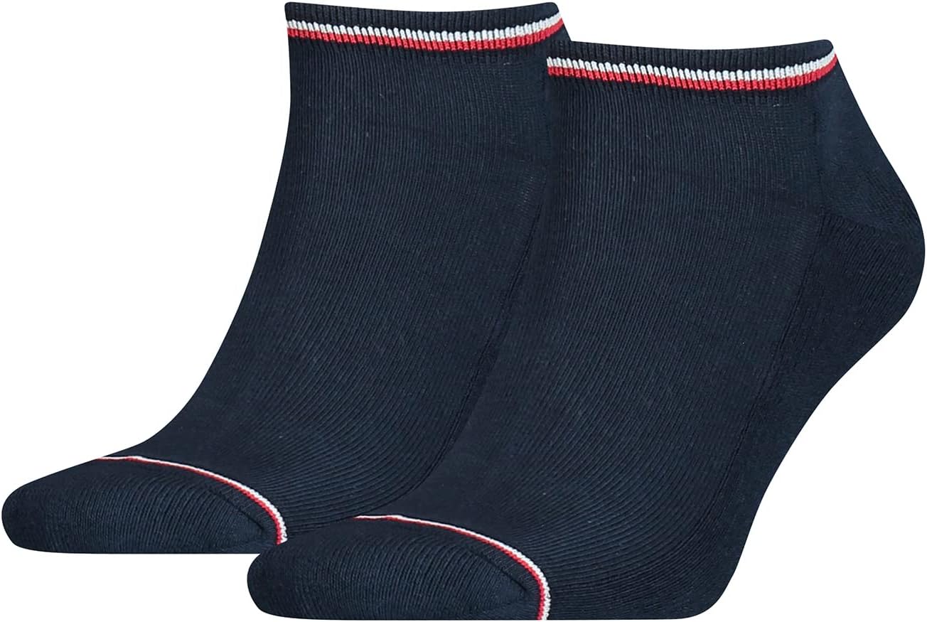 Bild von 2er Pack TOMMY HILFIGER Iconic Sneakersocken Herren 322 - dark navy 43-46