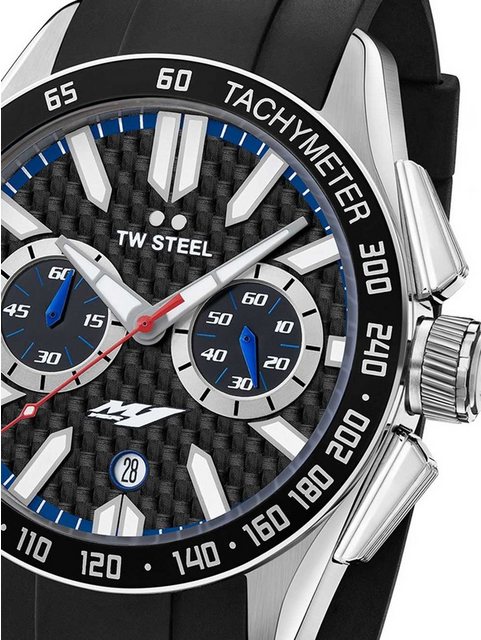 Bild von TW Steel Quarzuhr TW Steel GS2 Yamaha Factory Racing Chronograph 46mm 10ATM TW Steel GS2 Yamaha Factory Racing Chronograph 46mm 10ATM