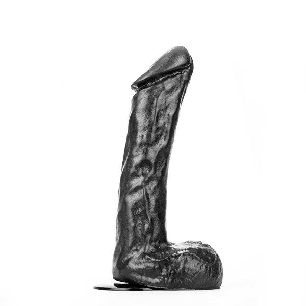 Bild von Großer Dildo schwarz 33cm