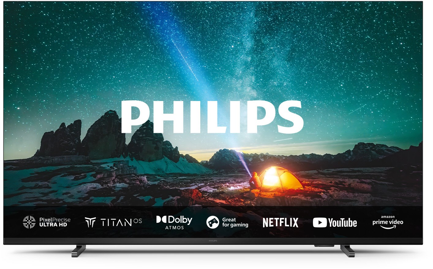 Bild von PHILIPS 50PUS7609 4K LED Smart TV - 50-Zoll Display mit Pixel-präziser Ultra HD Titan OS Plattform und Dolby Atmos-Klang. Funktioniert mit Alexa und Google Sprachassistent – Anthrazitgrau