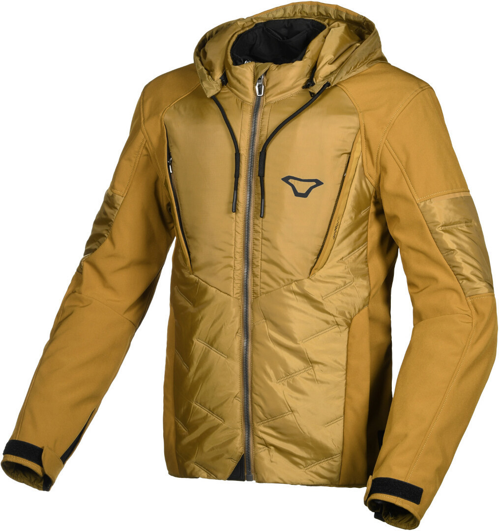 Bild von Macna Cocoon wasserdichte Motorrad Textiljacke, gelb, Größe 3XL für Männer