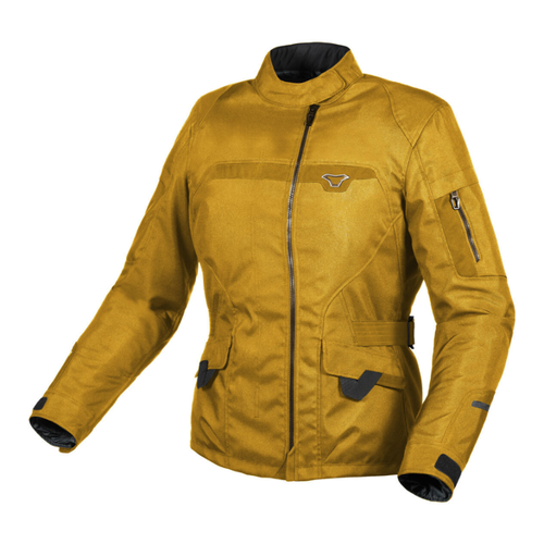 Bild von Macna Evora wasserdichte Damen Motorrad Textiljacke in gelb
