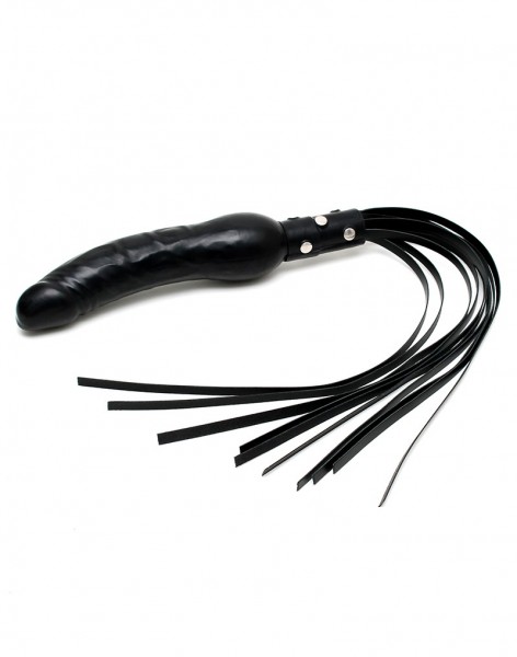 Bild von Peitsche mit Dildo, schwarz