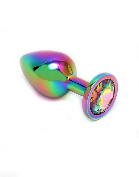 Bild von Farbenfroher Buttplug mit Kristall