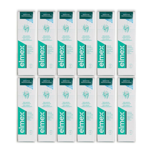 Bild von Elmex Sensitive Professional Zahnpasta (12 x 75ml) - Sanfte Pflege für empfindliche Zähne