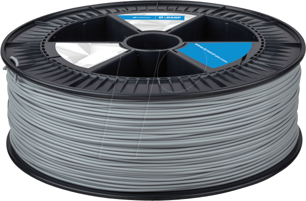 Bild von Basf Ultrafuse Pro1 Tough PLA Grau 1,75 mm 2.500 g (Tough PLA, 1.75 mm, 2500 g, Grau), 3D Filament, Grau