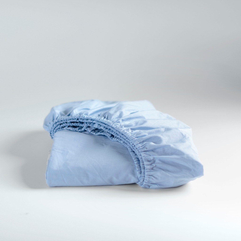 Bild von Cinderella, Bettlaken, Sundays, Spannbettlaken, Matratzenbezug, Spannbetttuch, Spannleintuch, Satin, Hellblau