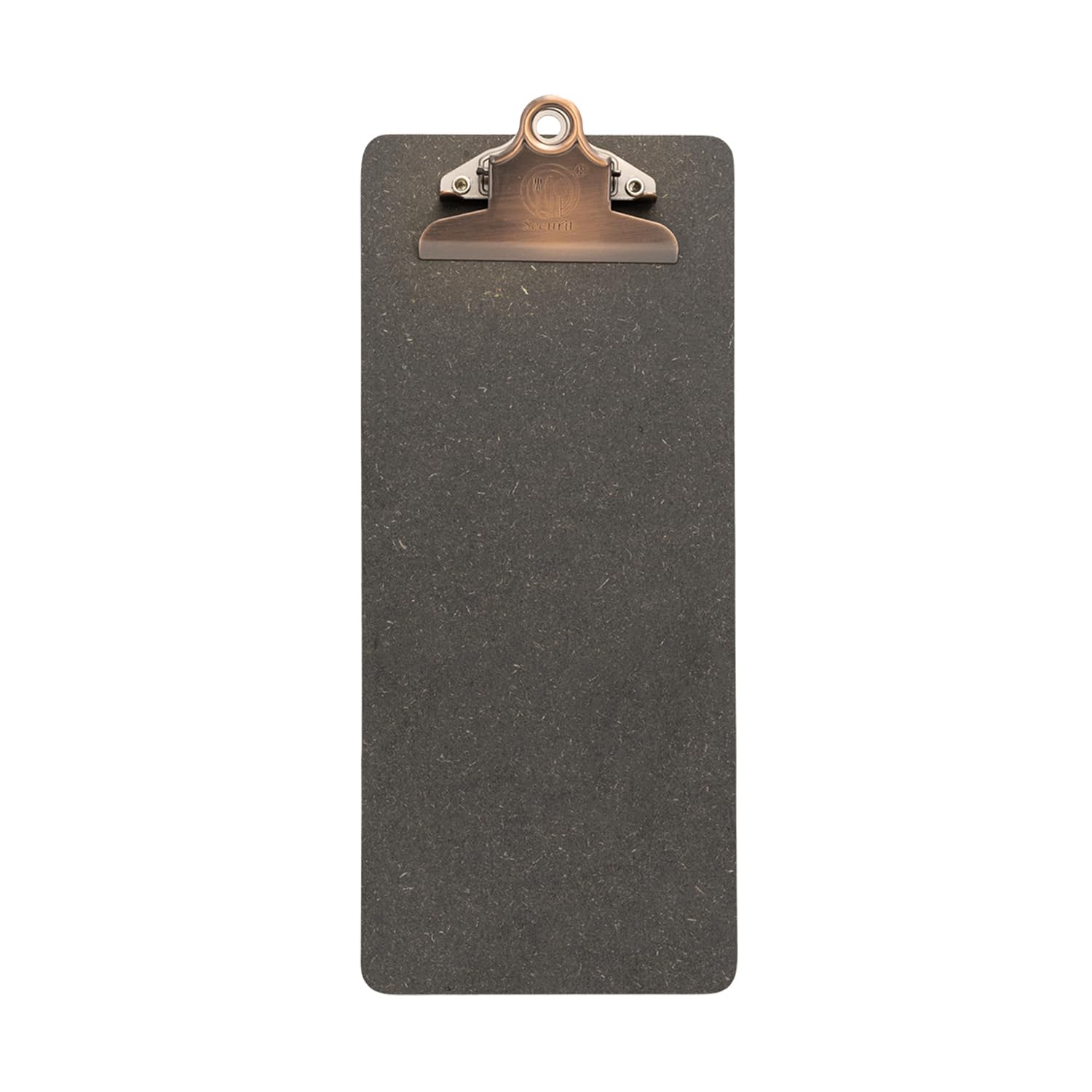 Bild von SECURIT - Rechnungshalter Clipboard Line - Klemmbefestigung - Für Cafés, Bars, Restaurants - Hartfaserplatte+ Edelstahl - Braun