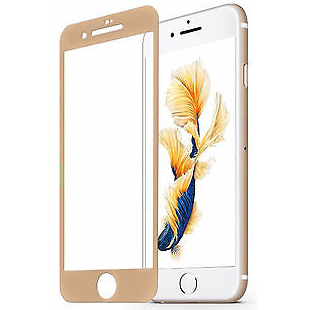 Bild von 3D Glas Displayschutzfolie für iPhone 7 / 8 Plus (5,5 Zoll) Gold