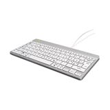 Bild von R-Go Tools R-Go Compact Break - keyboard - with integrated break indicator - QWERTY - Nordic - white Input Device - Tastaturen - Nordisch - Weiss
