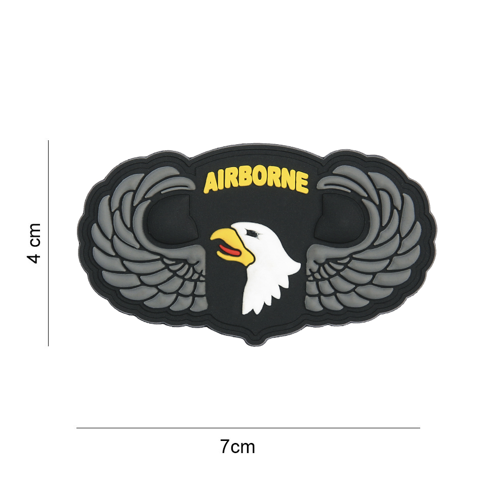 Bild von Klett Patch 3D No.8078 101st Airborne silver wings bunt 4 x 7