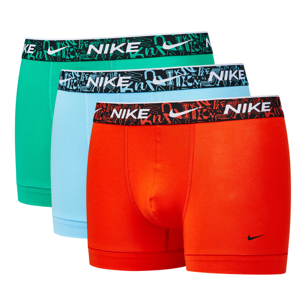 Bild von Nike Trunk 3 Pack Unisex Unterwäsche - Grün - Größe: L - Foot Locker