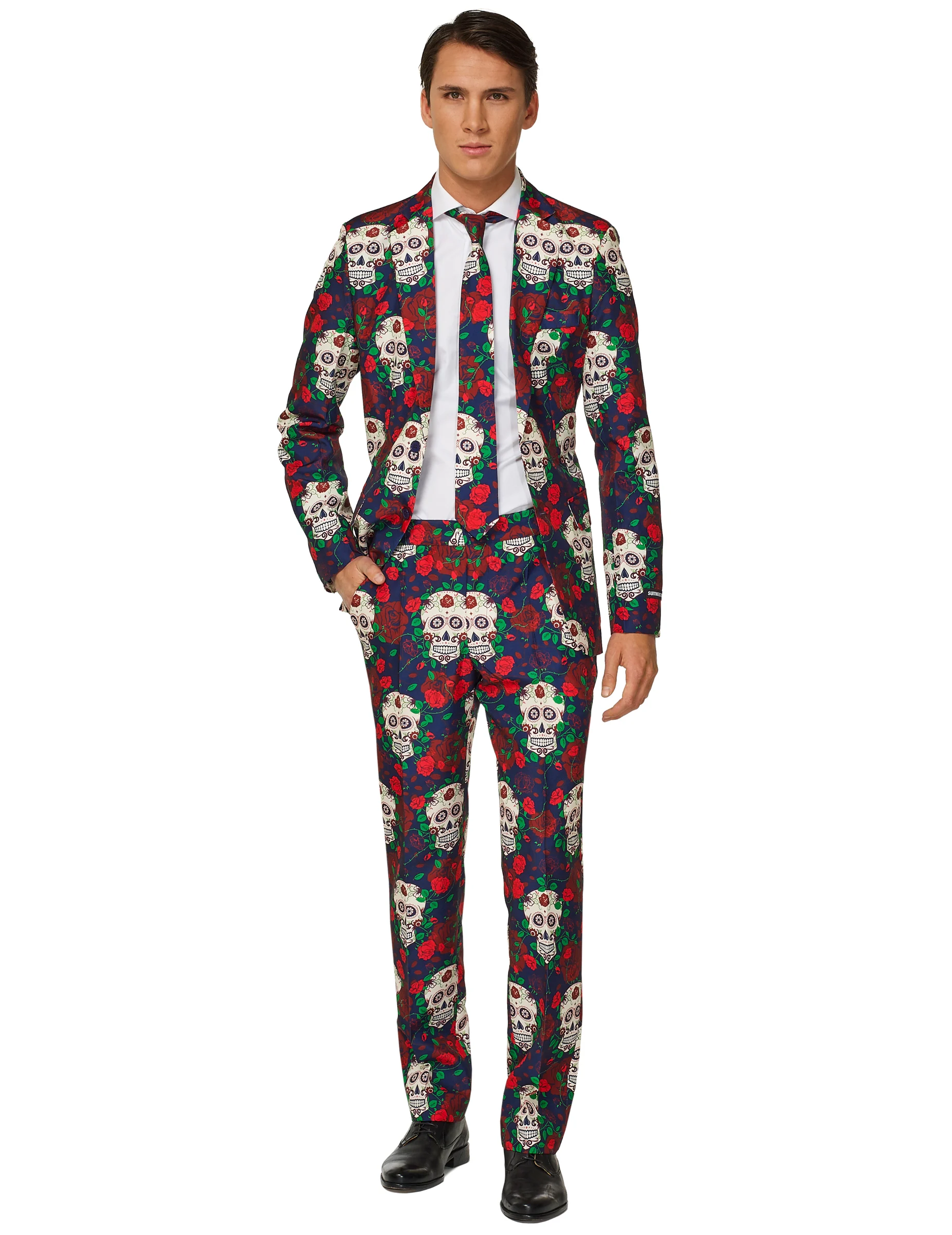 Bild von Mr. Skull Day of the Dead Anzug von Suitmeister bunt