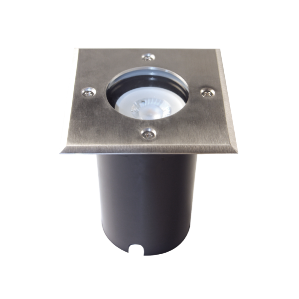 Bild von LED's light LED Einbaustrahler 1000528 Bodeneinbauleuchte, LED, Edelstahl quadrat 1x GU10 IP67 bis 1.5 t belastbar