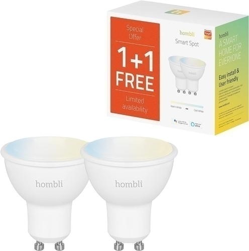 Bild von Hombli Smart Spot GU10 Color-Lampe + gratis Smart Spot GU10 Color - weiß