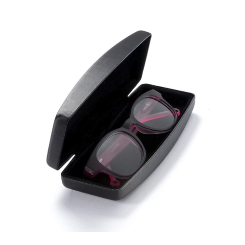 Bild von Brillenetui Hardcase in Seiden-Optik - Größe XL, inklusive Mikrofasertuch