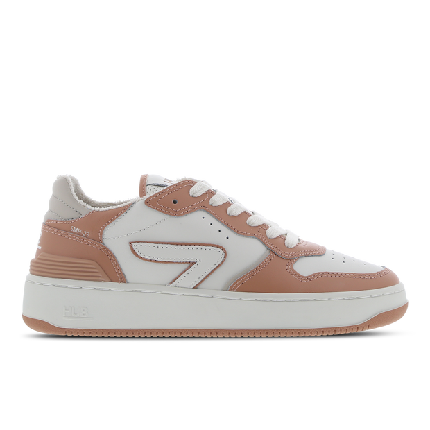 Bild von HUB Smash Damen Schuhe - Weiß - Größe: 37 - Leder - Foot Locker