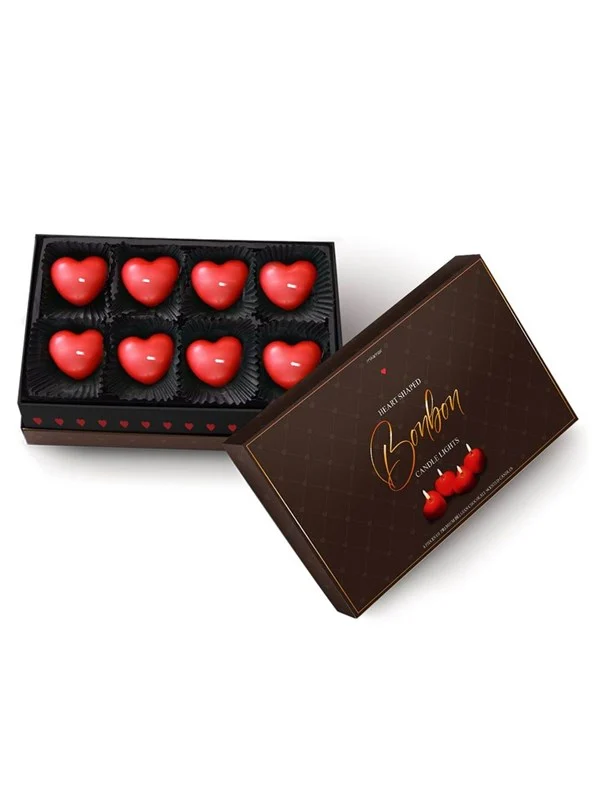 Bild von Mikamax Heart-Shaped Bonbon Candle Light